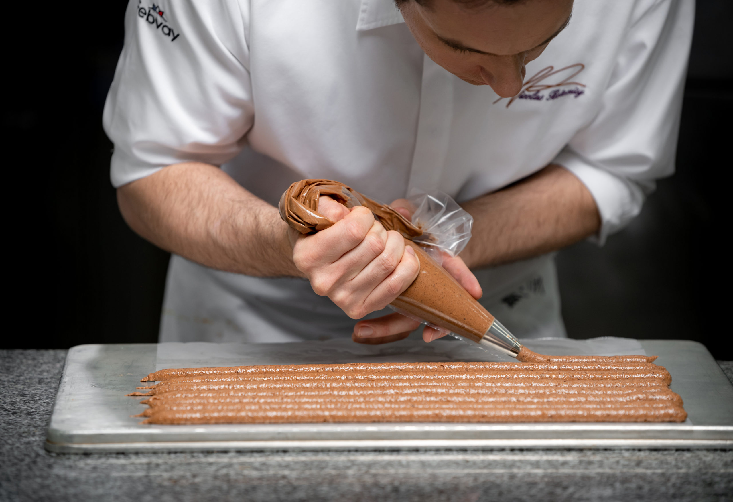 pastry creation by Chef Pâtissier Nicolas Botomisy